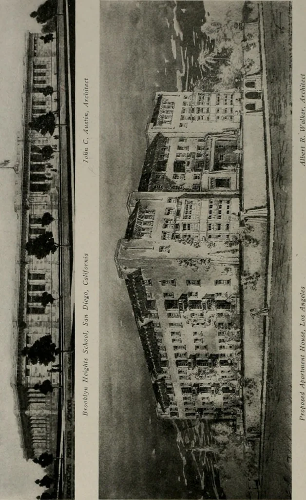 An illustration from The Architect & engineer of California and the Pacific Coast, 1905, leaf 59