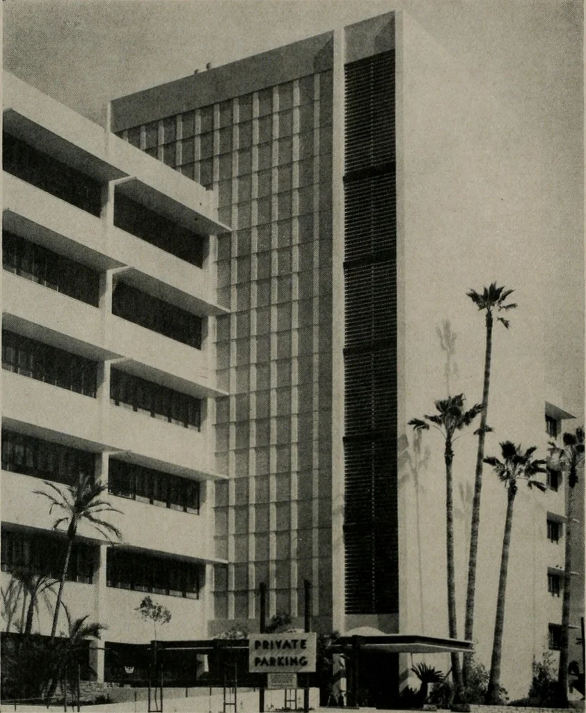 An illustration from Architect and engineer, 1905, leaf 221