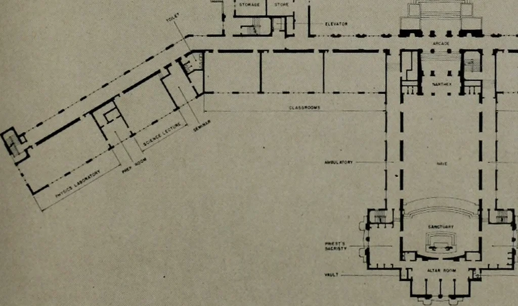 An illustration from Architect and engineer, 1905, leaf 408