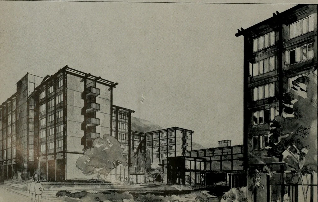 An illustration from Architect and engineer, 1905, leaf 415