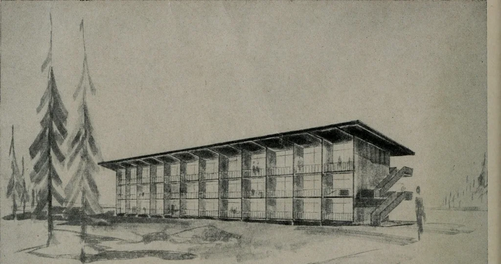 An illustration from Architect and engineer, 1905, leaf 65