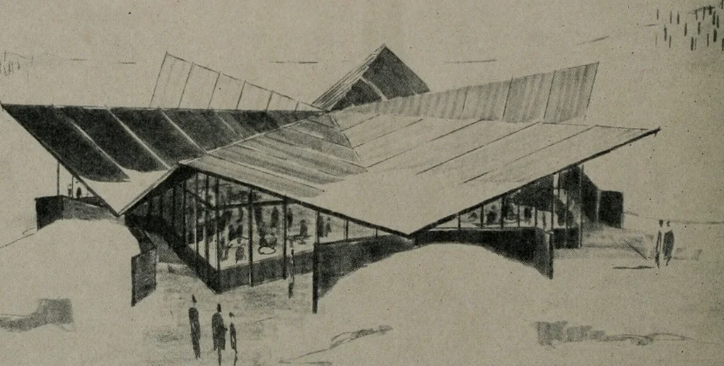 An illustration from Architect and engineer, 1905, leaf 67