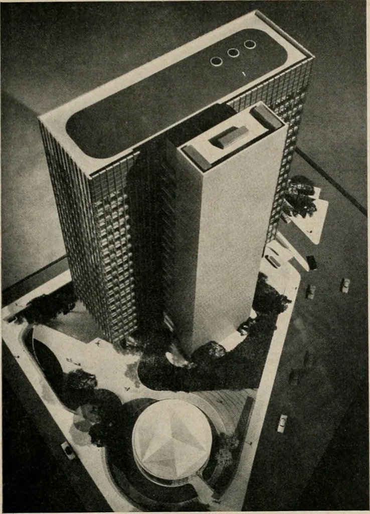 An illustration from Architect and engineer, 1905, leaf 182