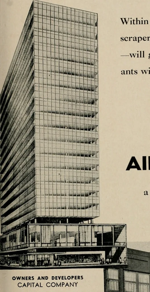 An illustration from Architect and engineer, 1905, leaf 382