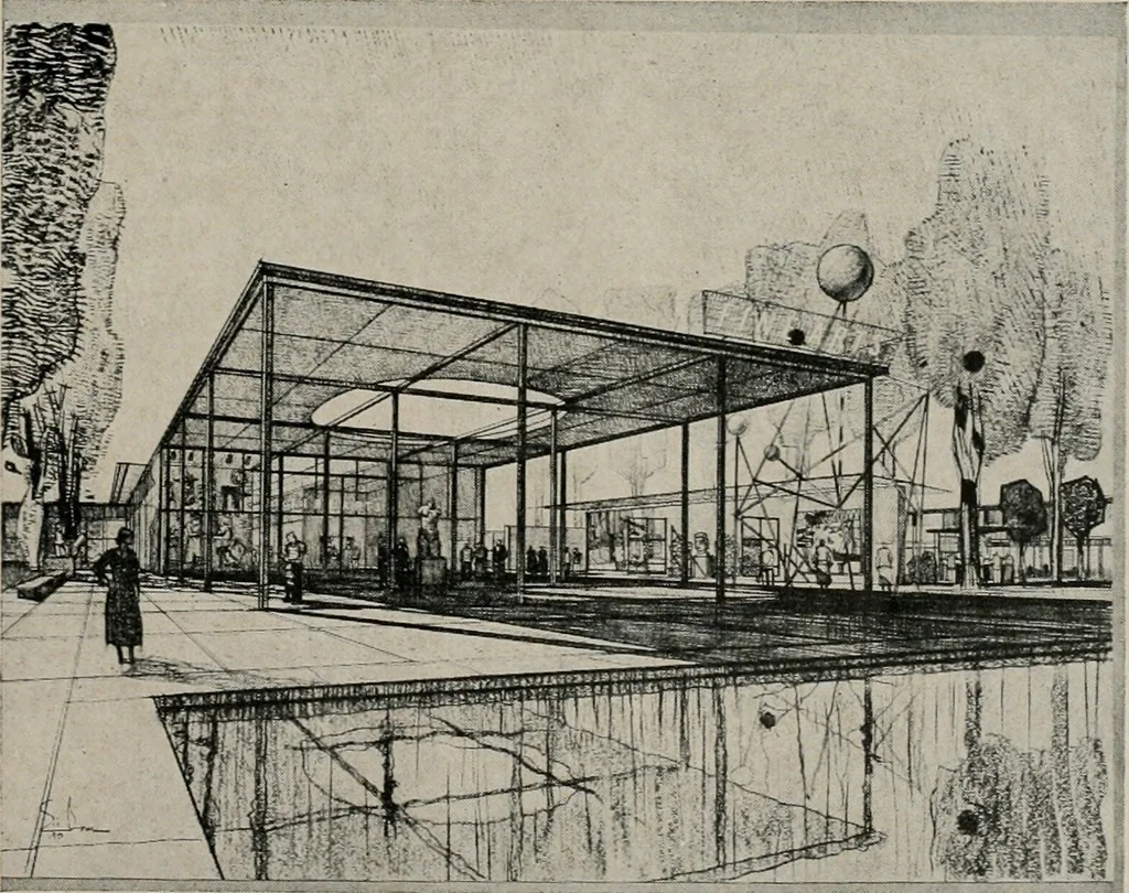 An illustration from Architect and engineer, 1905, leaf 392