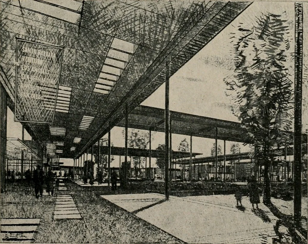 An illustration from Architect and engineer, 1905, leaf 394