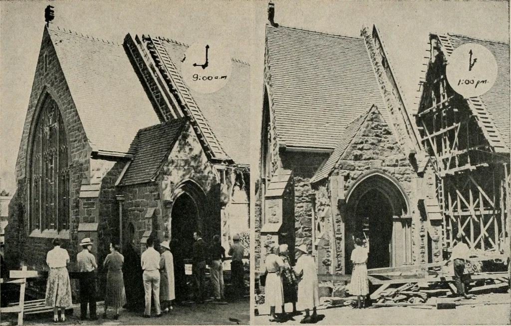 An illustration from Architect and engineer, 1905, leaf 494