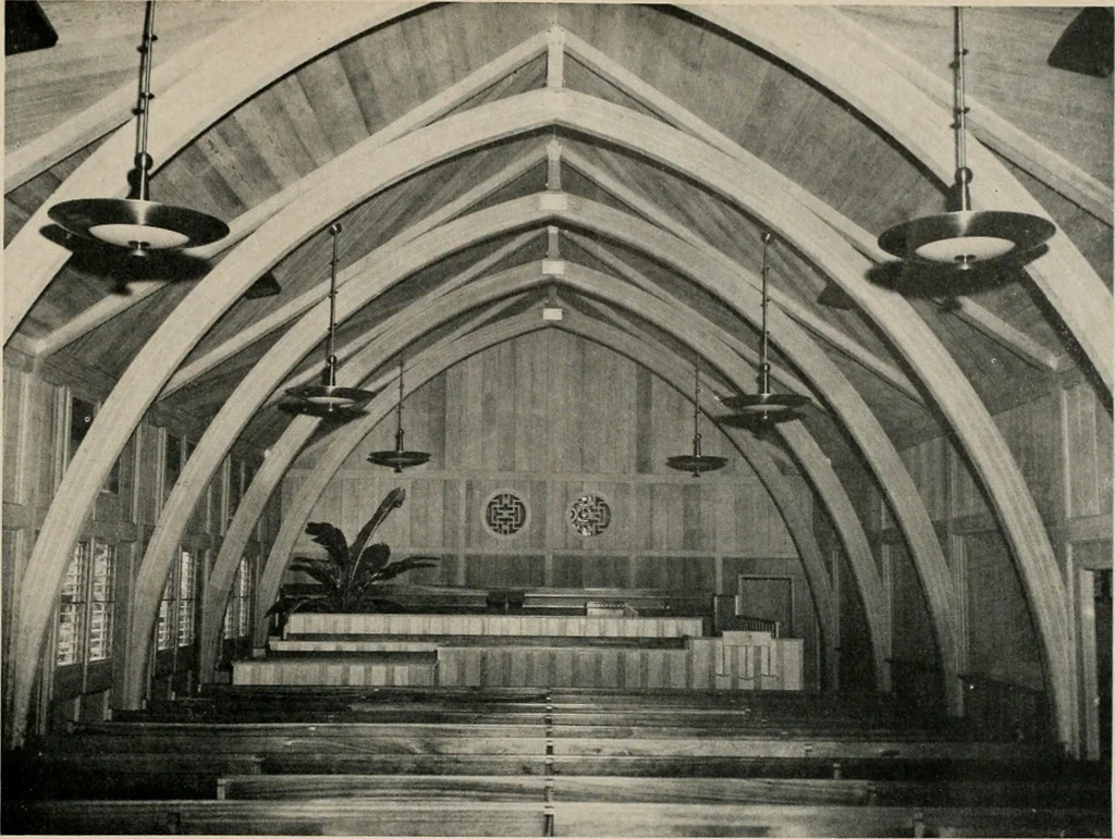 An illustration from Architect and engineer, 1905, leaf 596