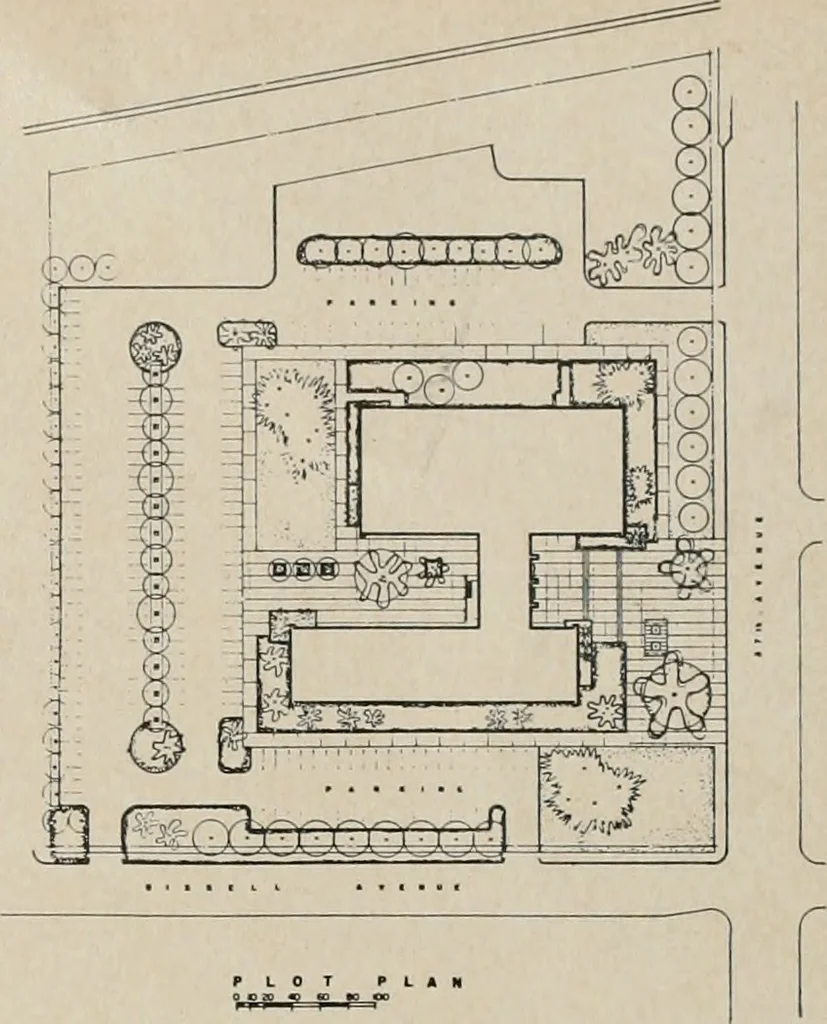 An illustration from Architect and engineer, 1905, leaf 606