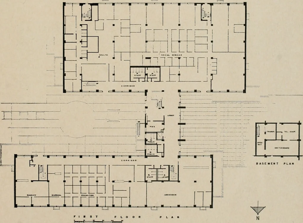 An illustration from Architect and engineer, 1905, leaf 606