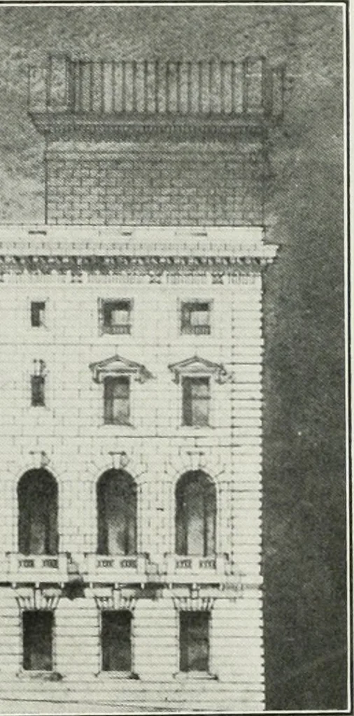 An illustration from The Architect & engineer of California and the Pacific Coast, 1905, leaf 12