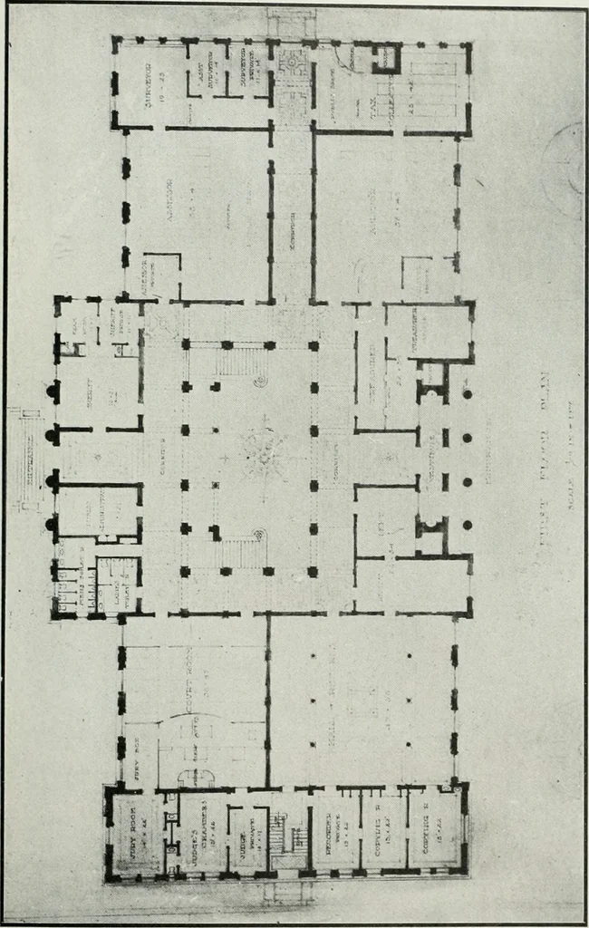 An illustration from The Architect & engineer of California and the Pacific Coast, 1905, leaf 120