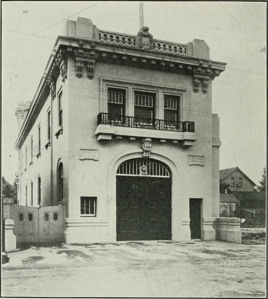 An illustration from The Architect & engineer of California and the Pacific Coast, 1905, leaf 123