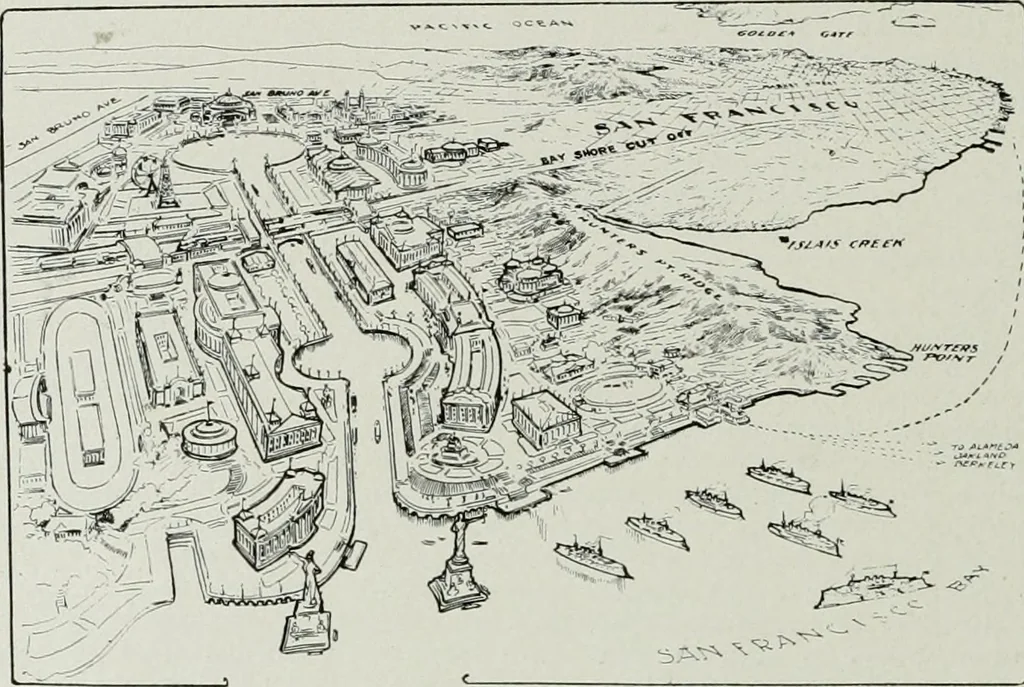 An illustration from The Architect & engineer of California and the Pacific Coast, 1905, leaf 129