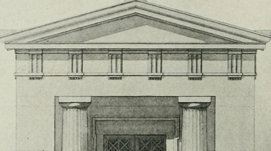 An illustration from The Architect & engineer of California and the Pacific Coast, 1905, leaf 137