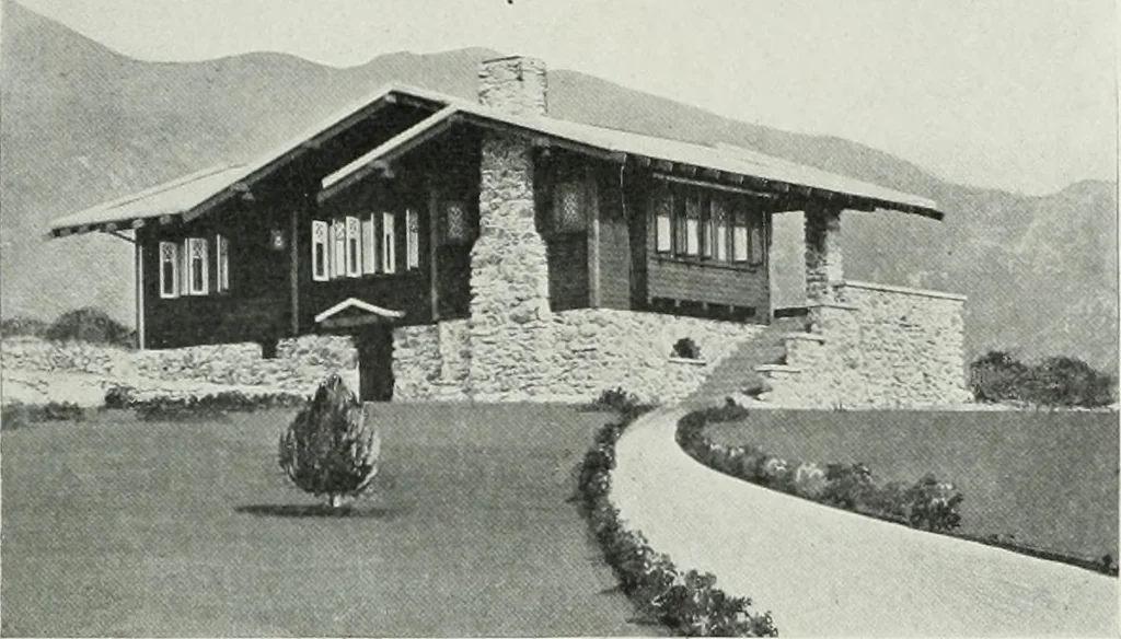 An illustration from The Architect & engineer of California and the Pacific Coast, 1905, leaf 140