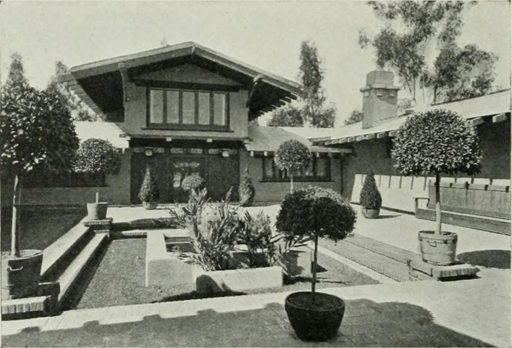 An illustration from The Architect & engineer of California and the Pacific Coast, 1905, leaf 141