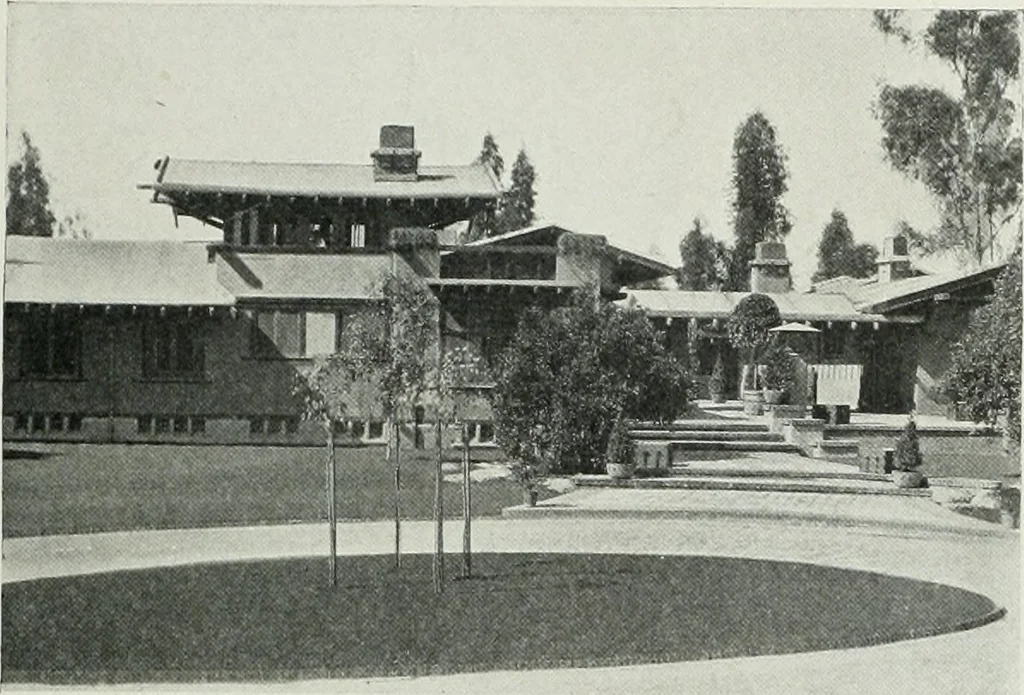 An illustration from The Architect & engineer of California and the Pacific Coast, 1905, leaf 142