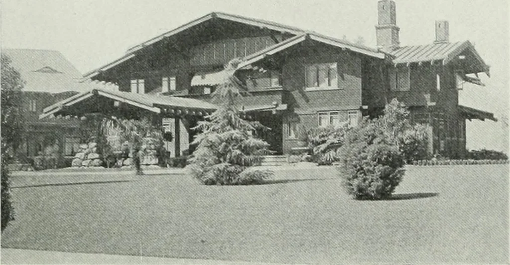 An illustration from The Architect & engineer of California and the Pacific Coast, 1905, leaf 144