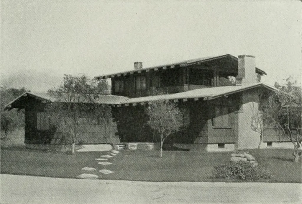 An illustration from The Architect & engineer of California and the Pacific Coast, 1905, leaf 144