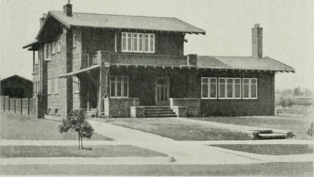 An illustration from The Architect & engineer of California and the Pacific Coast, 1905, leaf 146