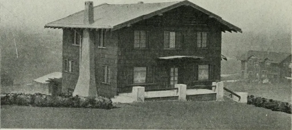 An illustration from The Architect & engineer of California and the Pacific Coast, 1905, leaf 147