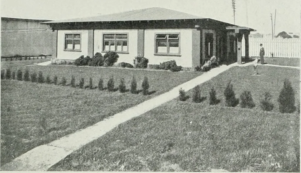 An illustration from The Architect & engineer of California and the Pacific Coast, 1905, leaf 148