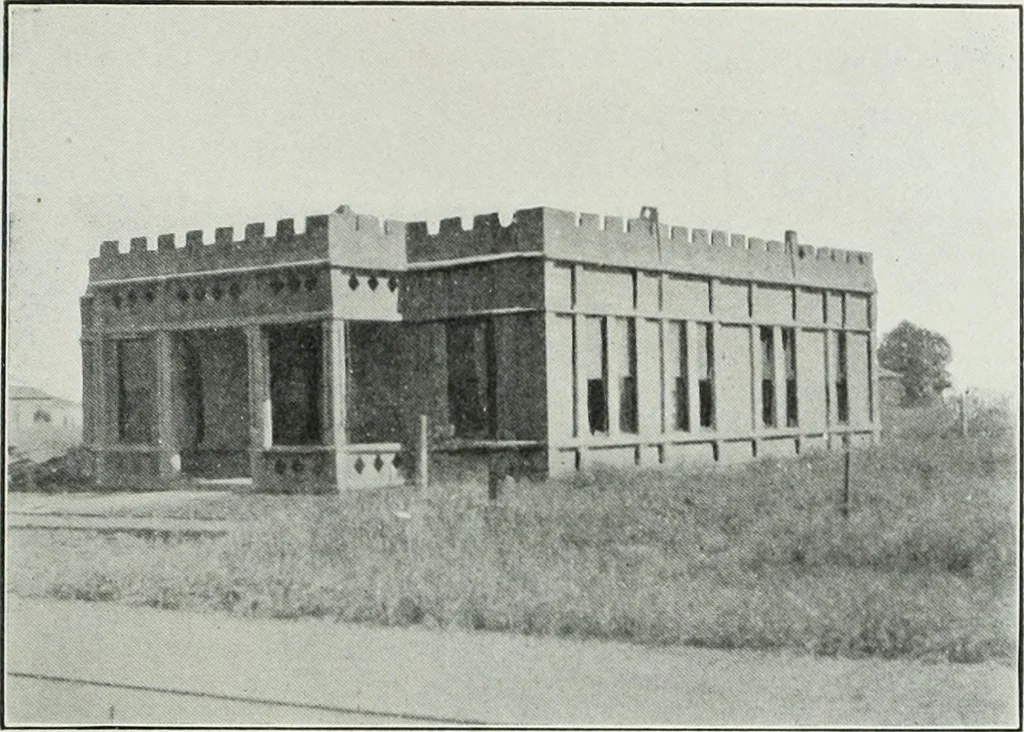 An illustration from The Architect & engineer of California and the Pacific Coast, 1905, leaf 156