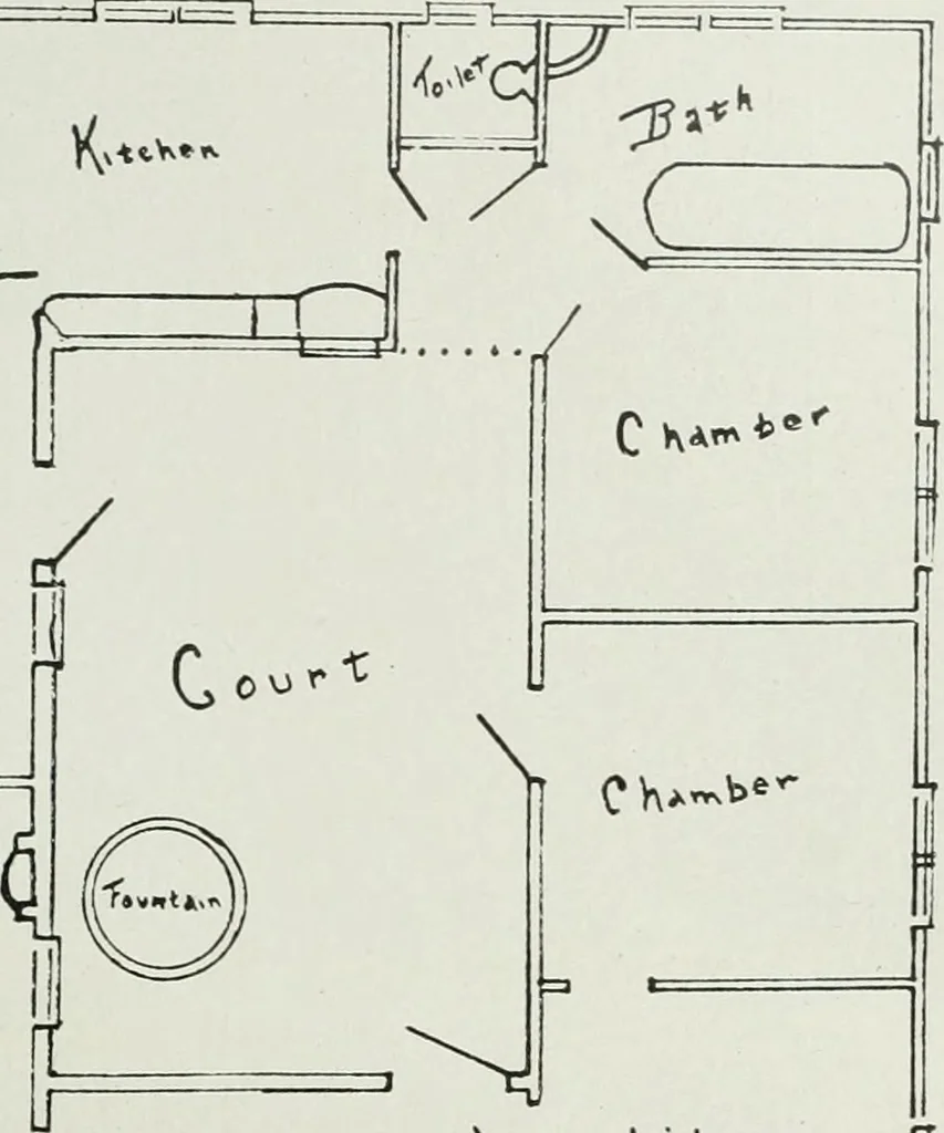 An illustration from The Architect & engineer of California and the Pacific Coast, 1905, leaf 158