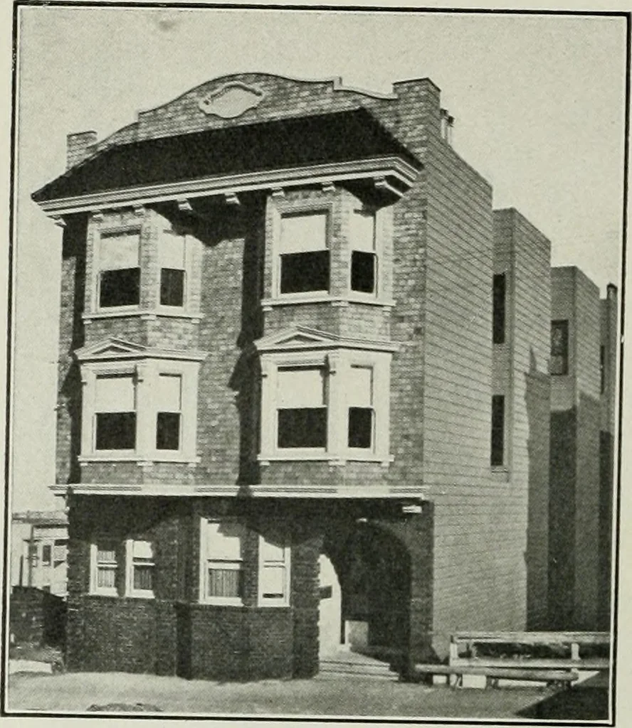 An illustration from The Architect & engineer of California and the Pacific Coast, 1905, leaf 19