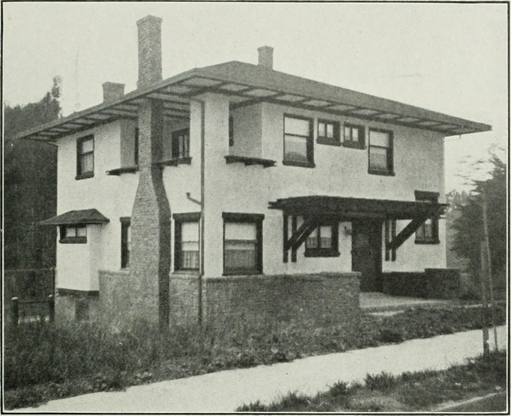 An illustration from The Architect & engineer of California and the Pacific Coast, 1905, leaf 198