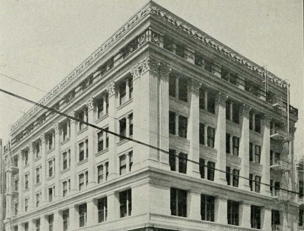 An illustration from The Architect & engineer of California and the Pacific Coast, 1905, leaf 235