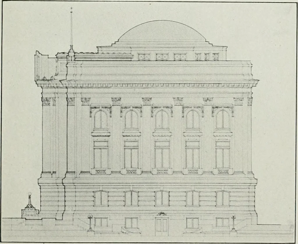 An illustration from The Architect & engineer of California and the Pacific Coast, 1905, leaf 248