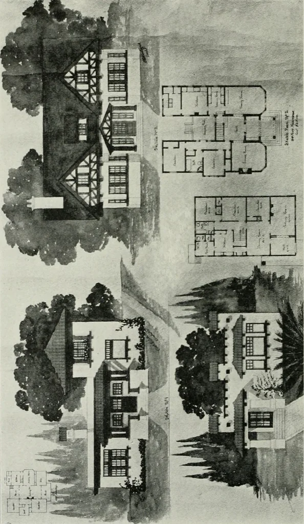 An illustration from The Architect & engineer of California and the Pacific Coast, 1905, leaf 249