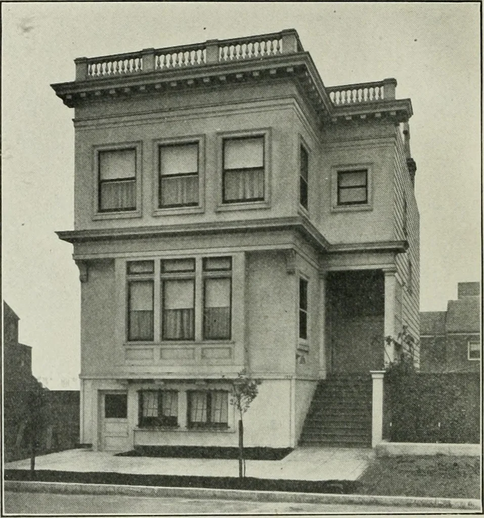 An illustration from The Architect & engineer of California and the Pacific Coast, 1905, leaf 25