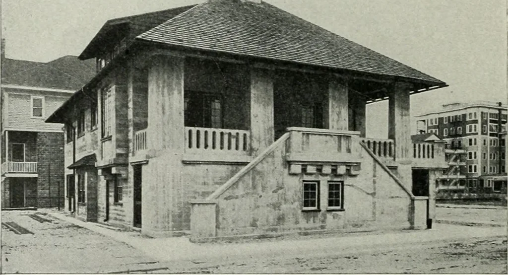 An illustration from The Architect & engineer of California and the Pacific Coast, 1905, leaf 29