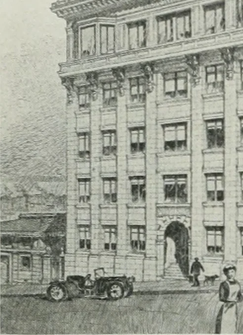 An illustration from The Architect & engineer of California and the Pacific Coast, 1905, leaf 326