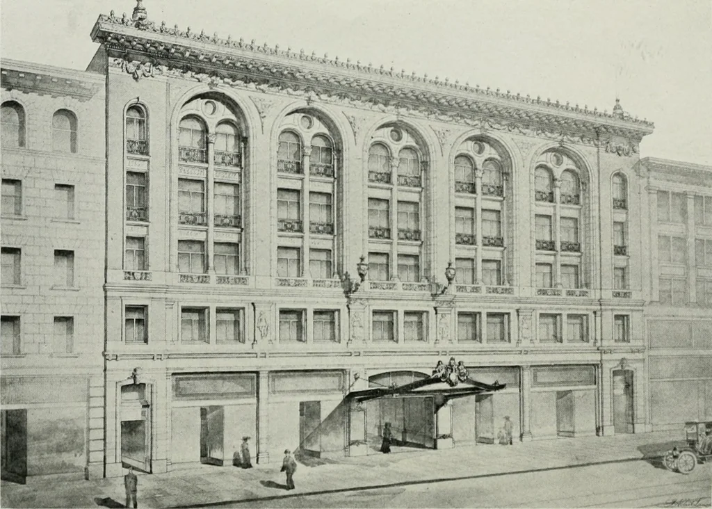 An illustration from The Architect & engineer of California and the Pacific Coast, 1905, leaf 45