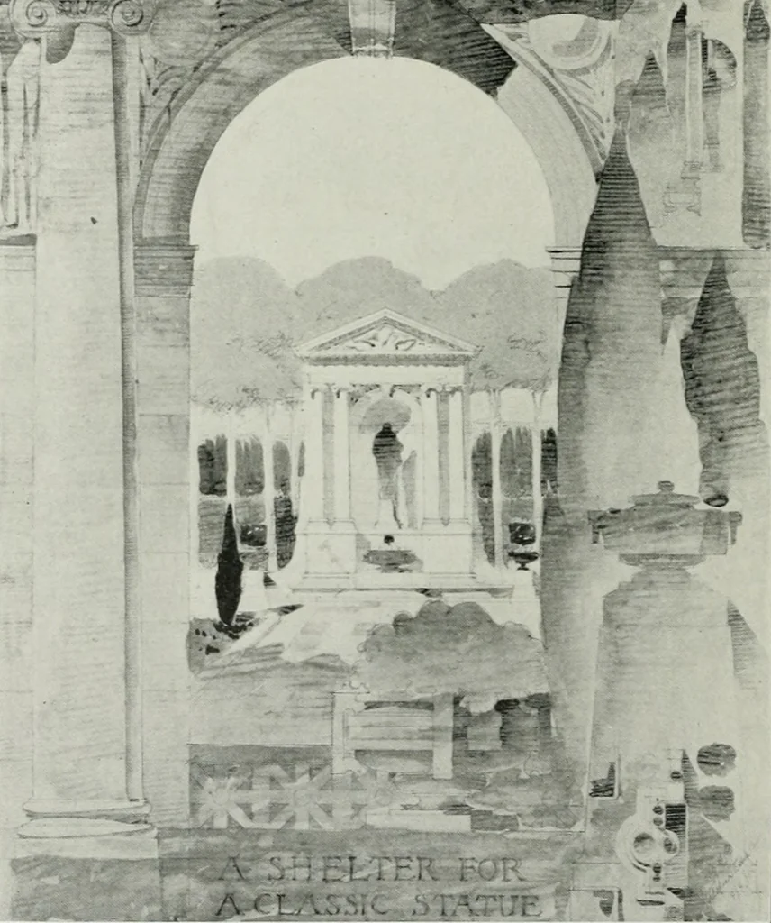 An illustration from The Architect & engineer of California and the Pacific Coast, 1905, leaf 67