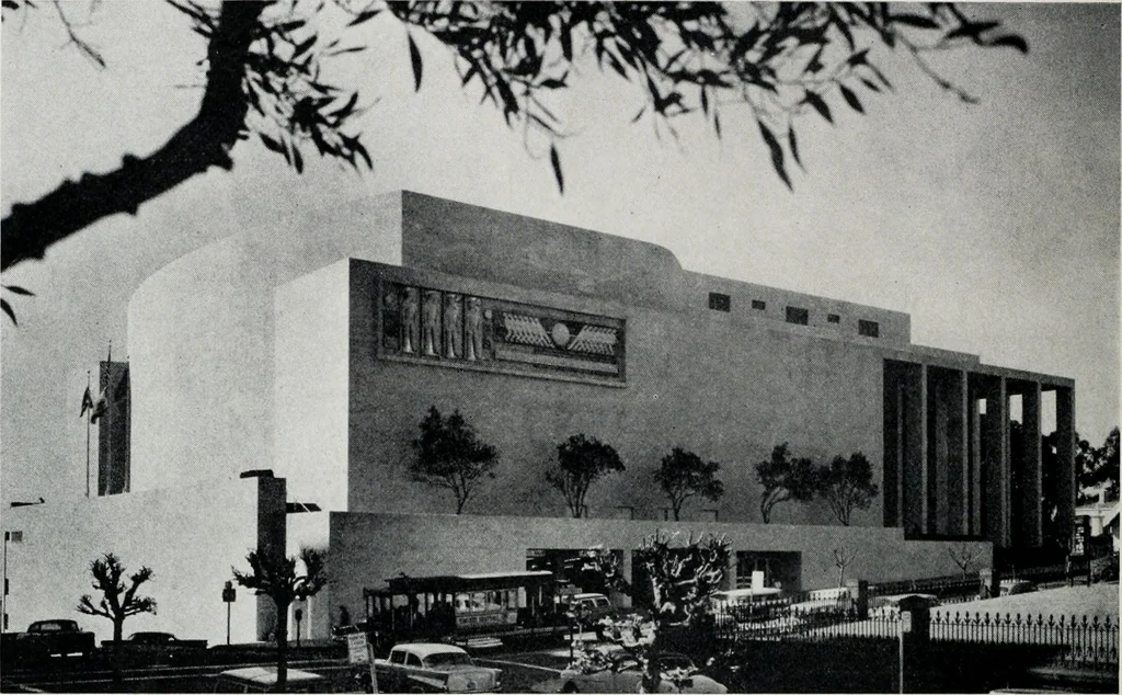 An illustration from Architect and engineer, 1905, leaf 213
