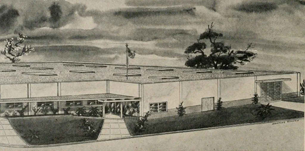 An illustration from Architect and engineer, 1905, leaf 287