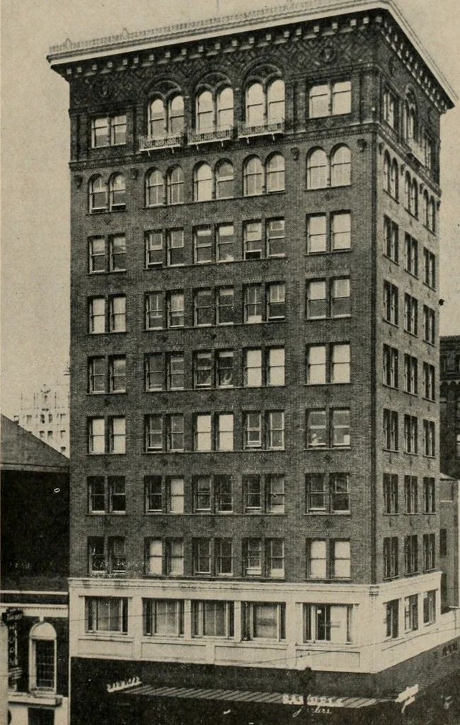 An illustration from Architect and engineer, 1905, leaf 336