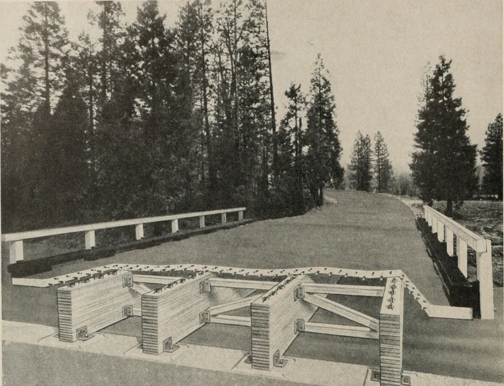 An illustration from Architect and engineer, 1905, leaf 445