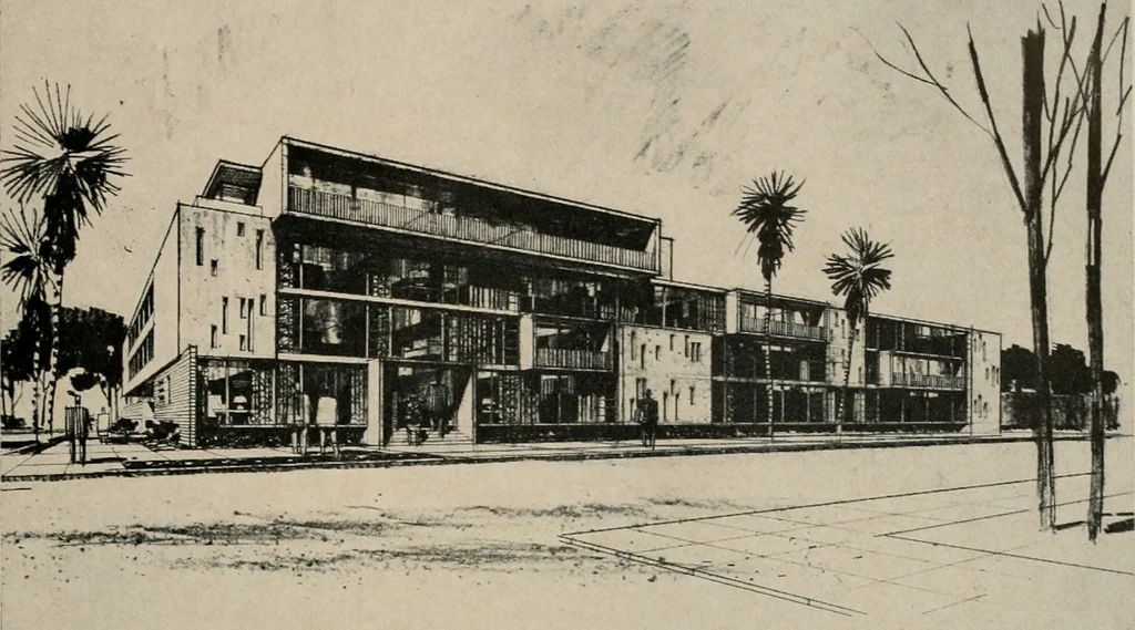 An illustration from Architect and engineer, 1905, leaf 486