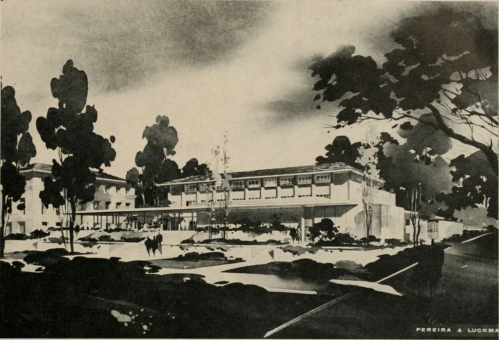 An illustration from Architect and engineer, 1905, leaf 494