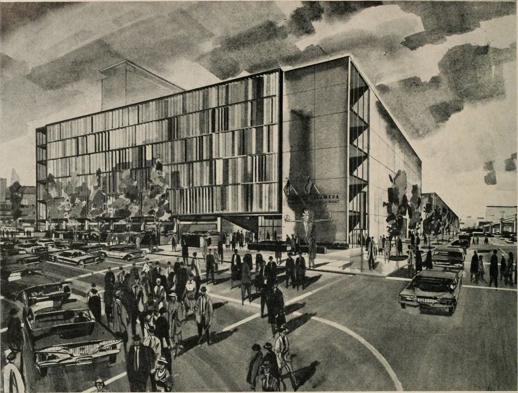 An illustration from Architect and engineer, 1905, leaf 497