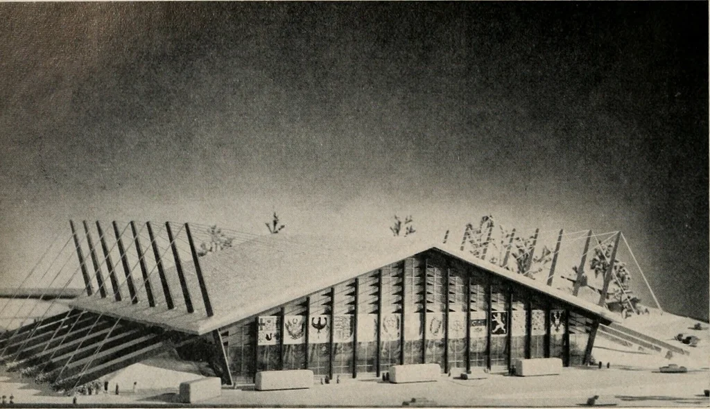 An illustration from Architect and engineer, 1905, leaf 547