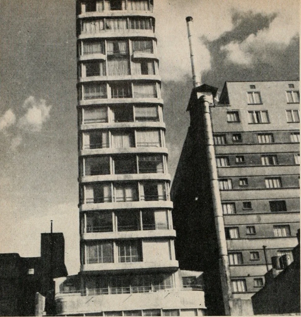 An illustration from Architect and engineer, 1905, leaf 83