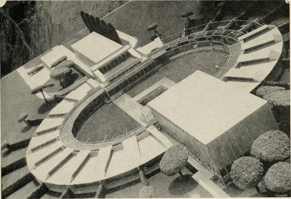 An illustration from Architect and engineer, 1905, leaf 164