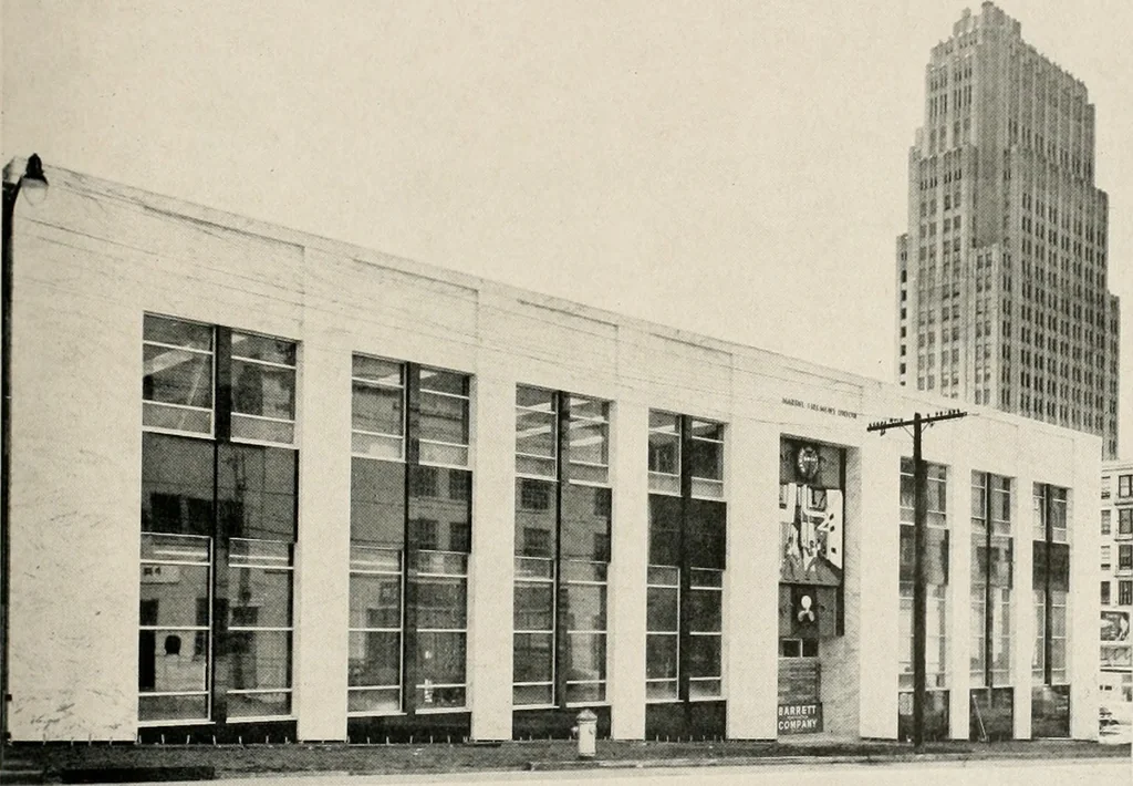 An illustration from Architect and engineer, 1905, leaf 220